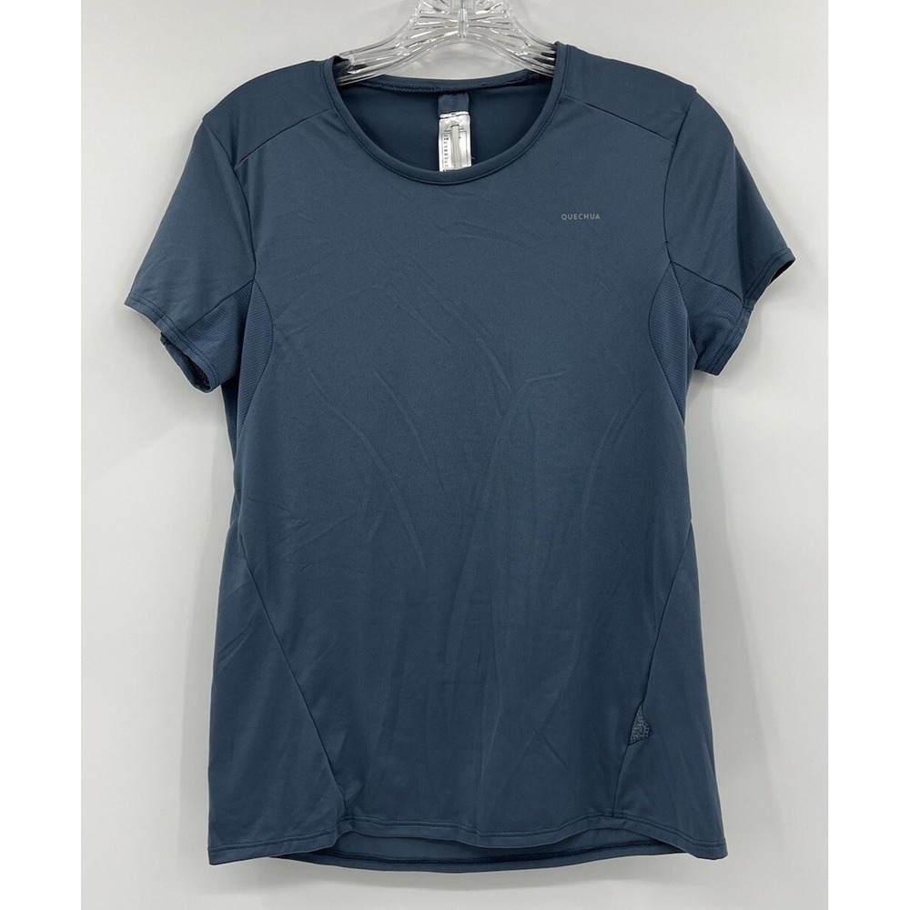 Quechua Decathlon Women's Short Sleeved Hiking T-Shirt Size Small Wicking